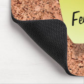 FUNNY Cork Board mit anpassbarem Text auf Post It Mousepad (Ecke)