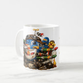 Funny Corky Airplane Kaffeetasse (Vorderseite Links)