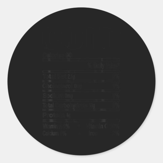 Funny Corn Nutrition Thanksgiving Costume Runder Aufkleber (Vorderseite)