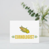 Funny Corn Postkarte (Stehend Vorderseite)