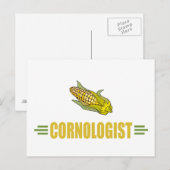 Funny Corn Postkarte (Vorne/Hinten)