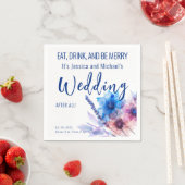 💍 Funny Cornflowers und Lavender Serviette (Beispiel)