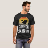 Funny Cornhole Champions Bags Backyard Game Player T-Shirt (Vorne ganz)