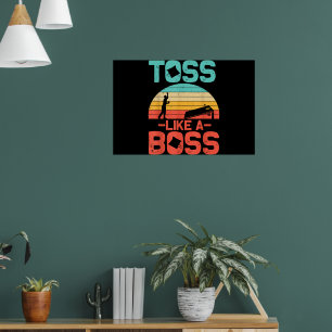 Funny Cornhole Geschenk Coolen Cornhole Tos wie ei Poster