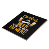 Funny Cornhole Geschenk für Men Cornhole Player Be Fliese (Seite)