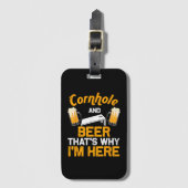 Funny Cornhole Geschenk für Men Cornhole Player Be Gepäckanhänger (Vorderseite Vertikal)