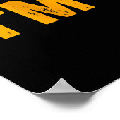 Funny Cornhole Geschenk für Men Cornhole Player Be Poster (Ecke)