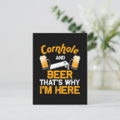 Funny Cornhole Geschenk für Men Cornhole Player Be Postkarte (Stehend Vorderseite)