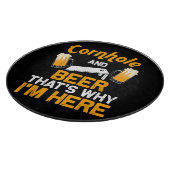 Funny Cornhole Geschenk für Men Cornhole Player Be Schneidebrett (Ecke)