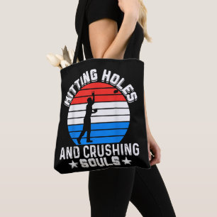 Funny Cornhole Hitting Holes und Crushing Souls Tasche