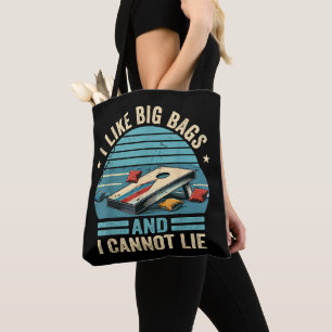 Funny Cornhole Player Sprichwort ich mag Big Bags Tasche