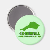Funny Cornwall Magnet (Vorderseite/Rückseite)