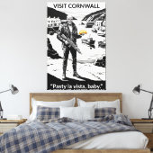 Funny Cornwall themed film parody canvas print Leinwanddruck (Insitu (Schlafzimmer))