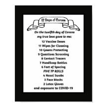 Funny Corona Gift Song: Zwölf Tage Corona