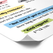 Funny Corporate E-Mail-Zeitschrift Poster (Ecke)