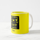 Funny Corporate HR Geschenke Zweifarbige Tasse (VorderseiteRechts)