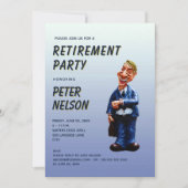 Funny Corporate Retirement Party Invitation Einladung (Vorderseite)