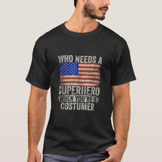 Funny Cosmetologist Superhero Vintages T-Shirt für