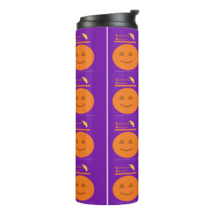 Funny Costume Design Pumpkin Thermal Tumbler Thermosbecher