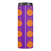 Funny Costume Design Pumpkin Thermal Tumbler Thermosbecher (Rückseite)