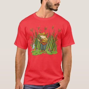 Funny Cotattcore Frosch Gitarrenlandschaft spielen T-Shirt