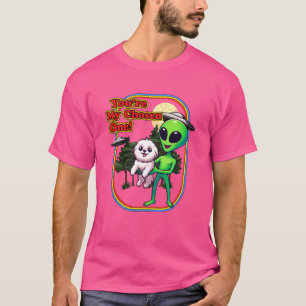 Funny Coton de Tulear Alien Sie sind ausgewählt Ei T-Shirt