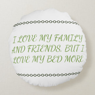 Funny Cotton Pillow Rundes Kissen
