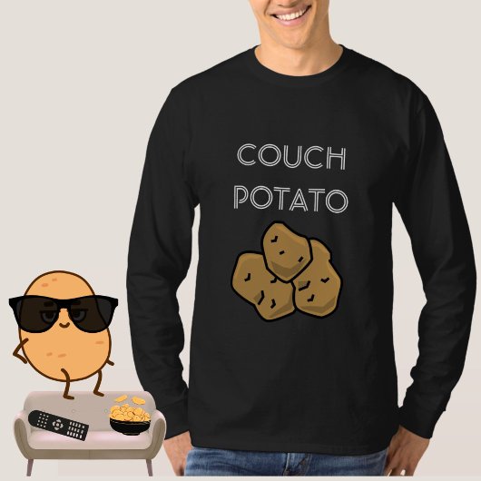 Funny "Couch Potato" Binge Watching T - Shirt