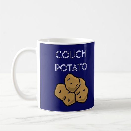 Funny "Couch Potato" Binge Watching Tasse (Links)