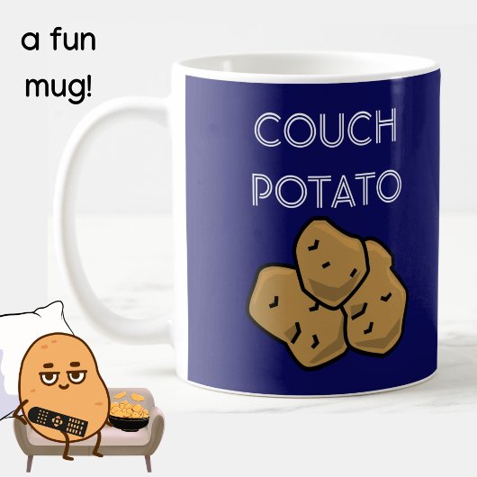Funny "Couch Potato" Binge Watching Tasse
