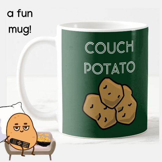 Funny "Couch Potato" Binge Watching Tasse