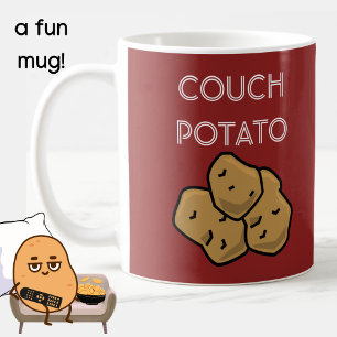 Funny "Couch Potato" Binge Watching Tasse