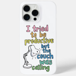 Funny "Couch Was Calling" iPhone 15 Pro Max Case