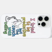 Funny "Couch Was Calling" iPhone 15 Pro Max Case (Rückseite (Horizontal))