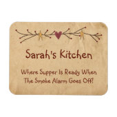 Funny Country Kitchen Magnet (Horizontal)
