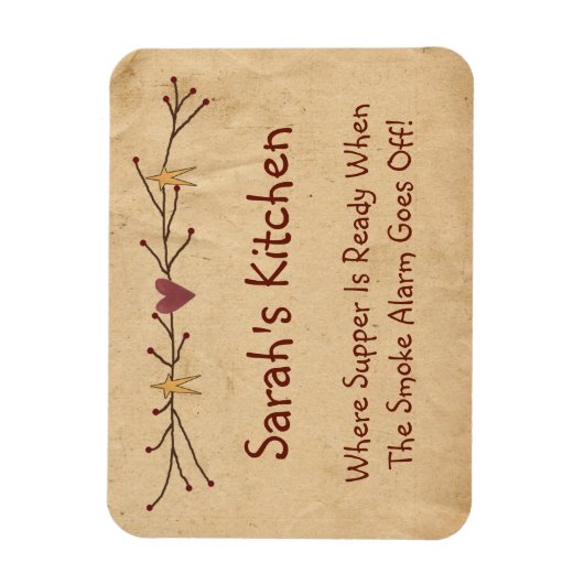 Funny Country Kitchen Magnet (Vertikal)