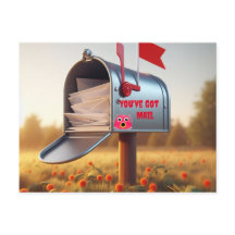 Funny-Country Mailbox Sie haben E-Mail Got - Postk