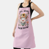 Funny Country pig farm word art Schürze (InSitu)