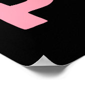 Funny Country Pig Liebhaber Poster (Ecke)