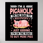 Funny Country Pig Liebhaber Poster (Vorne)
