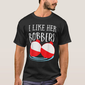 Funny Couple Fischen Ich mag seinen Pole ich mag e T-Shirt