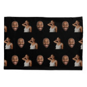 Funny Couple Personalisiert 2 Face Foto Kissenbezug (Rückseite)