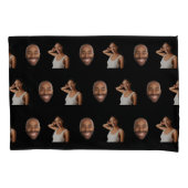 Funny Couple Personalisiert 2 Face Foto Kissenbezug (Vorderseite)