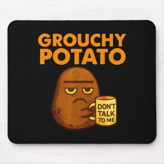 Funny Couple Sweet Tato &amp; Grouchy Tato  Mousepad (Vorne)