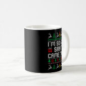 Funny Couple Ugly Christmas Sweater For Men Women Kaffeetasse (VorderseiteRechts)