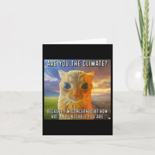 Funny Couple Valentine Orange Cat Meme sind Sie Karte
