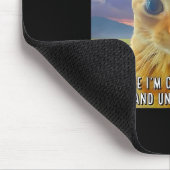 Funny Couple Valentine Orange Cat Meme sind Sie Mousepad (Ecke)