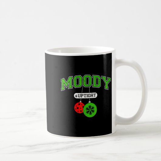 Funny Couples Christmas Merry And Bright Moody And Kaffeetasse (Rechts)