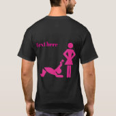 Funny Couples Grafischer T - Shirt (Rückseite)