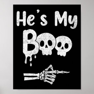 Funny Couples Halloween Matching Kostüme Poster